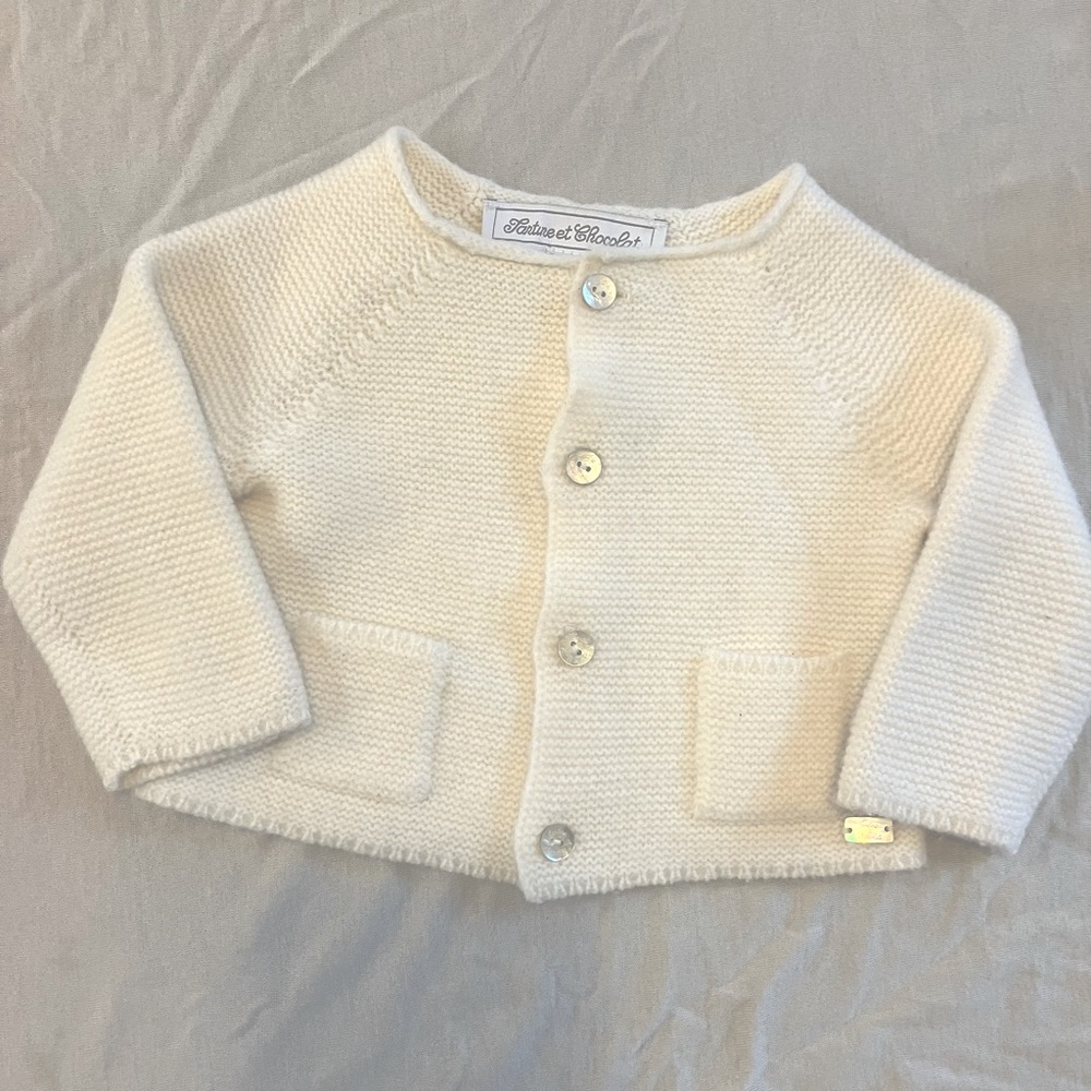 Tartine et Chocolat Wool Cardigan